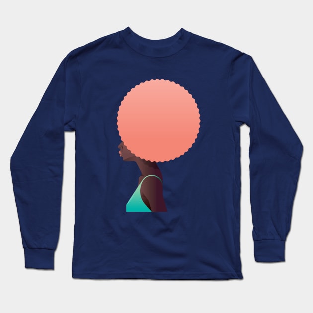 Afro style Long Sleeve T-Shirt by Santillan